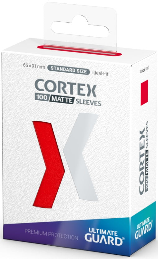 Ultimate Guard Sleeves: Cortex - Standard Matte Red (100)