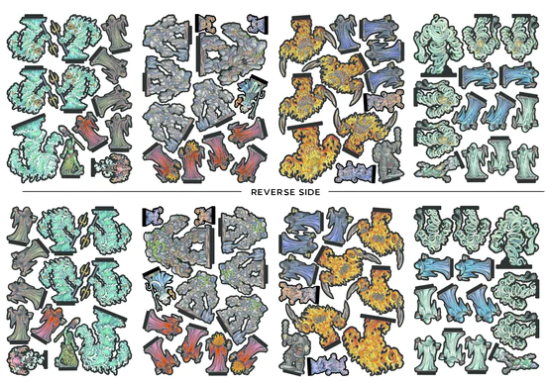 Geek Tank Games Minis: Elemental Set