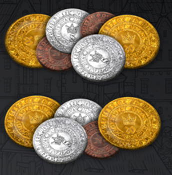 BG Kutna Hora Metal Coins Set