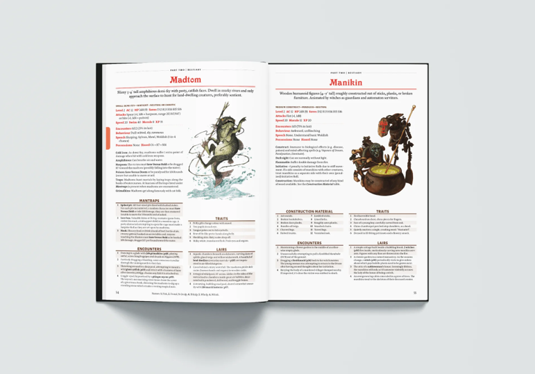 RPG Dolmenwood - Monster Book