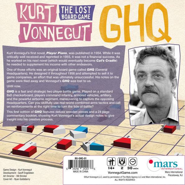 BG GHQ General Headquarters The Lost Board Game