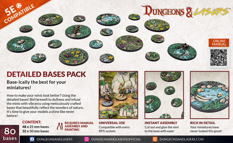 Dungeons & Lasers Detailed Bases