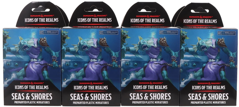 Wizkids D&D Minis Icons of the Realms 28: Seas and Shores Booster