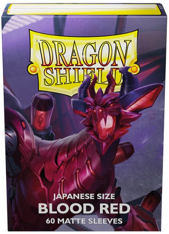 Dragon Shield Sleeves: Japanese Matte Blood Red