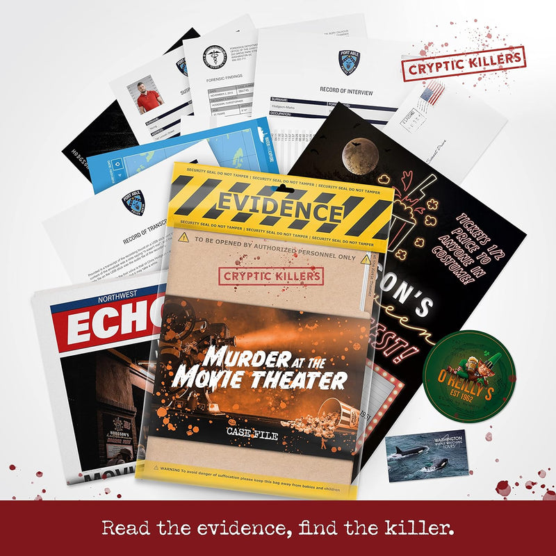 PG Cryptic Killers: Murder At The Movie Theater