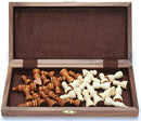 Chess Set - 11.5" Folding Walnut, Staunton Wooden 11-0111