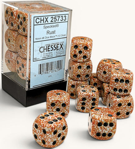 Chessex 12d6 Speckled Rust