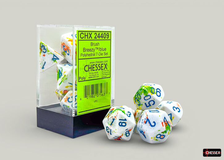 Chessex Poly Brush Breezy/Blue