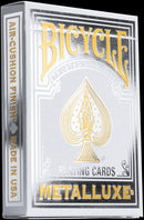 Playing Cards Bicycle Metalluxe Silver