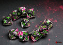 Chessex  10d10 Brush Paintball/Green