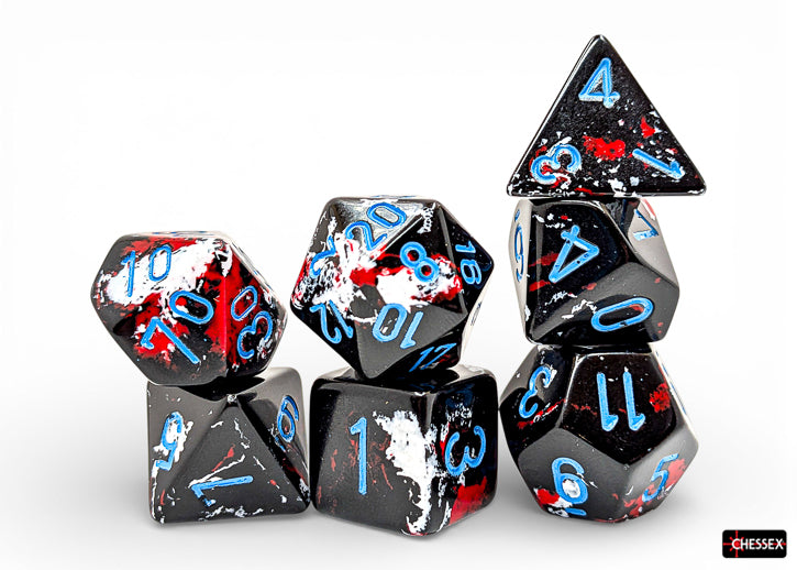 Chessex Poly Brush Dark Side/Blue