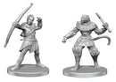Wizkids Minis Pathfinder 97582 Elf Hunter & Catfolk Bandit