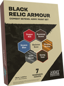 Army Painter Warpaints Fanatic Combat Se7ens: Black Relic Armour Paint Set