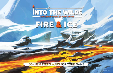 RPG Into the Wilds Extraplanar Battlemap Books - Fire & Ice