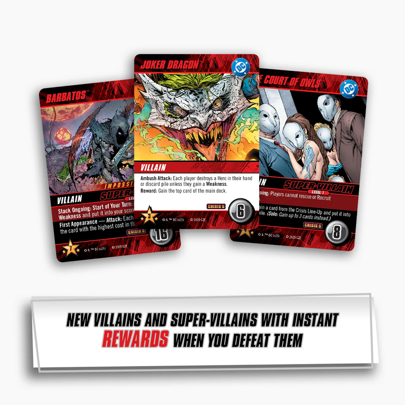 Dc Deck Building Game Crisis Pack 5: Death Metal Expansion
