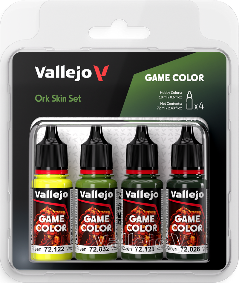Vallejo Paint Set Game Color Ork Skin