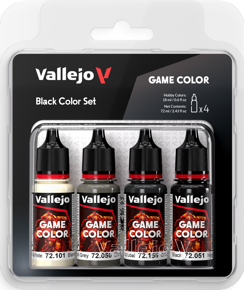 Vallejo Paint Set Game Color Black