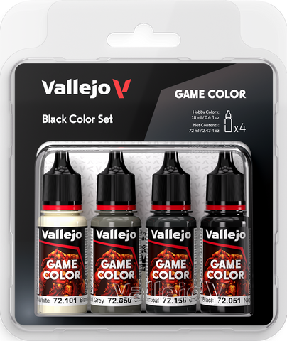 Vallejo Paint Set Game Color Black