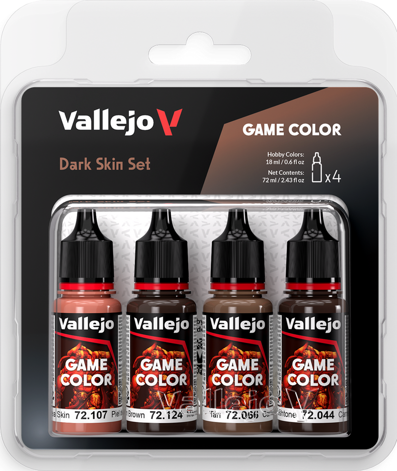 Vallejo Paint Set Game Color Dark Skin