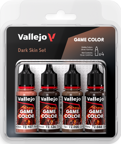 Vallejo Paint Set Game Color Dark Skin
