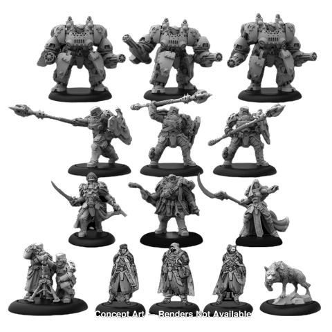 PIP Warmachine MKIV Khador Winter Corps Army Expansion