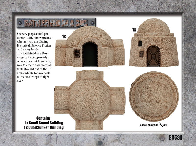 Battlefield in a Box Galactic Warzone Desert Buildings