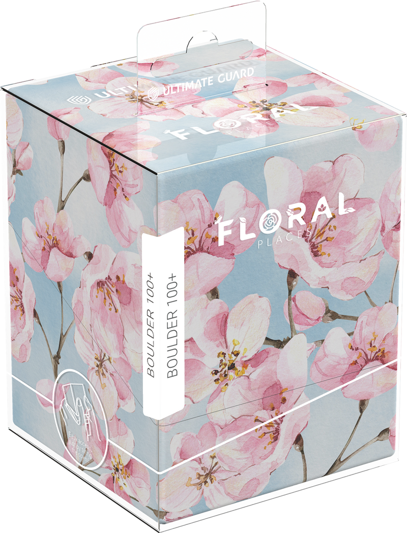 Ultimate Guard Deck Box Boulder 100+ Floral Places - Cherry Blossom