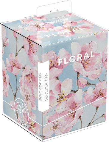 Ultimate Guard Deck Box Boulder 100+ Floral Places - Cherry Blossom