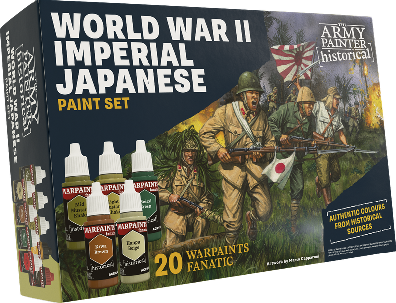 Army Painter Fanatic Historical: WWII Imperial Japanese Paint Set