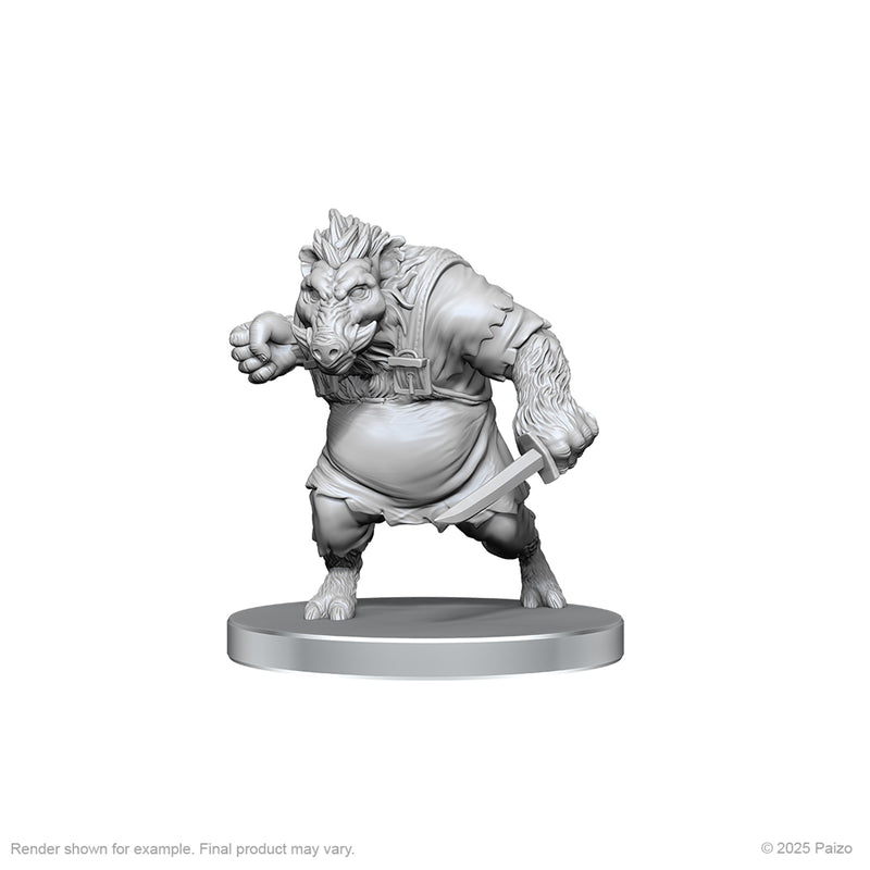 Wizkids Minis Pathfinder 97583 Werewolf & Wereboar