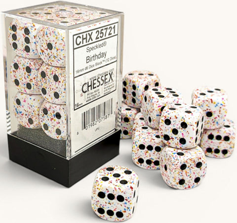Chessex 12d6 Speckled Birthday