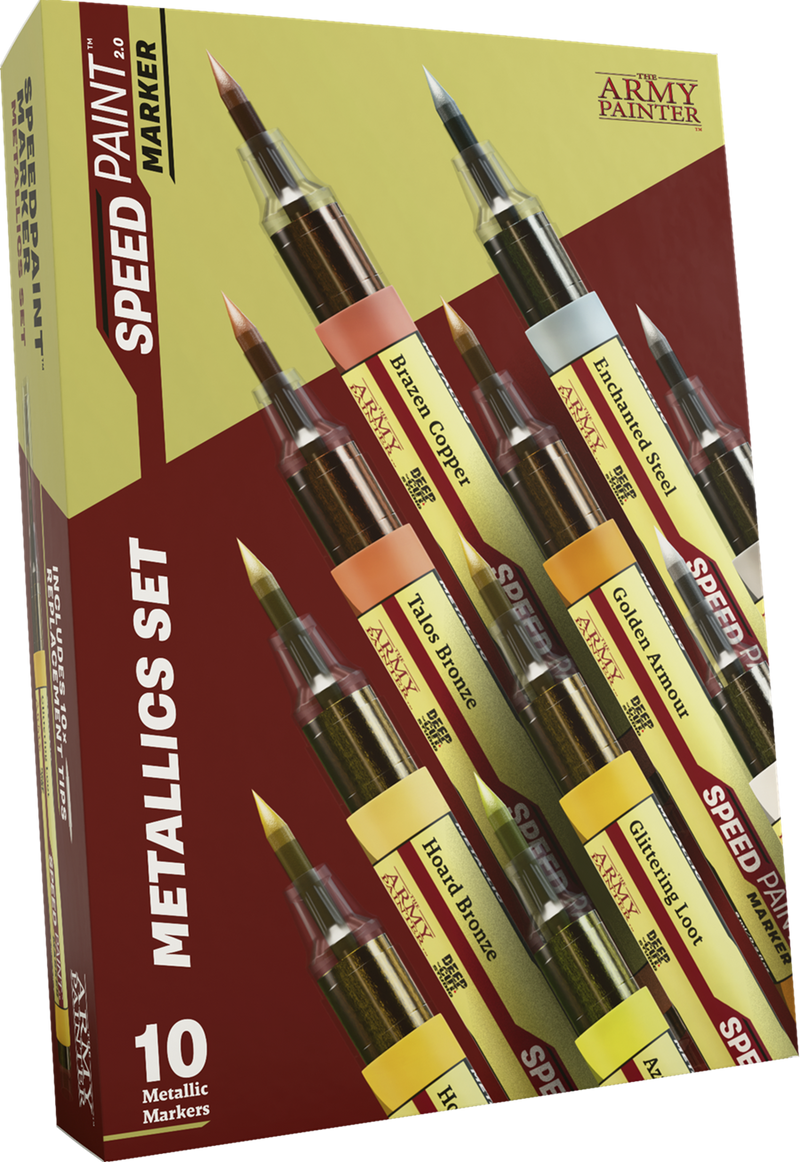 Army Painter Speedpaint Marker Metalics Set