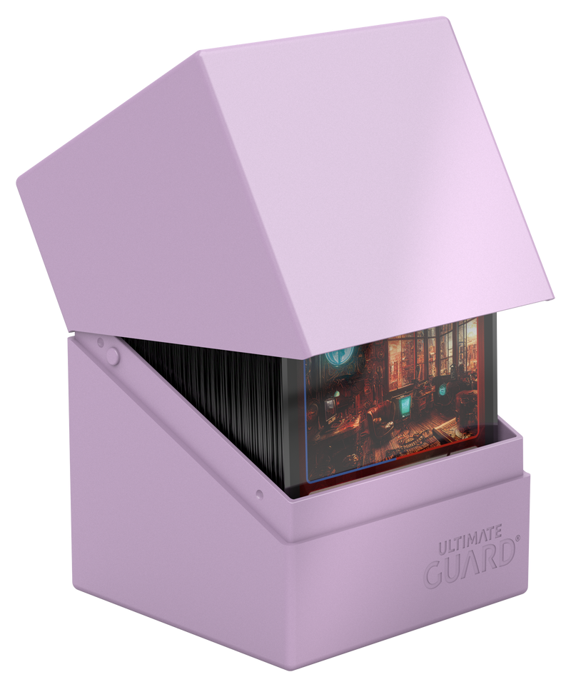 Ultimate Guard Deck Box Boulder 100+ Pastel Solid Lavender Purple