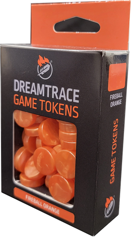 Dreamtrace Gaming Tokens: Fireball Orange