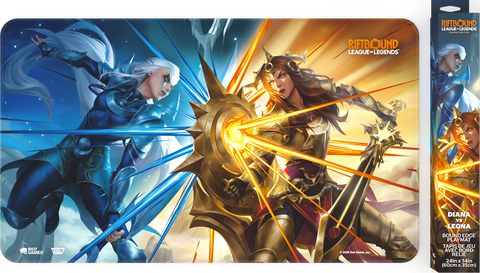 Riftbound TCG Vendetta Playmat Diana and Leona