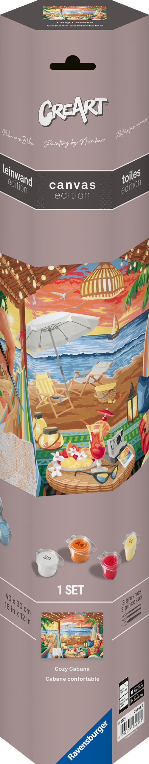 CreART Canvas Art - Cozy Cabana