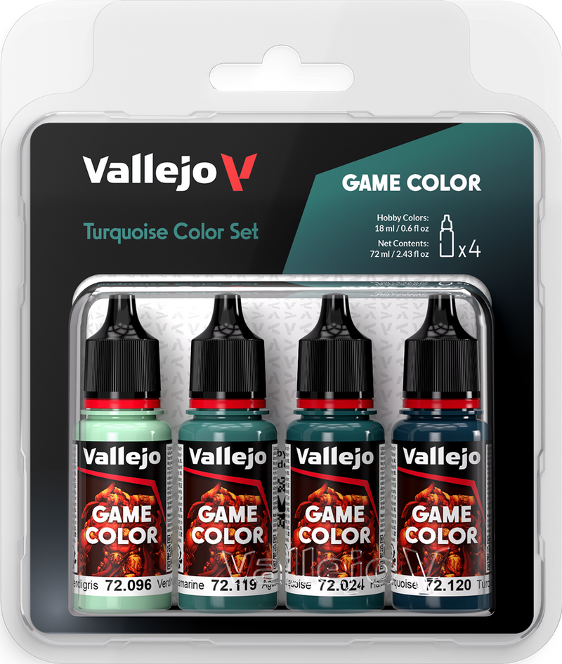 Vallejo Paint Set Game Color Turquoise