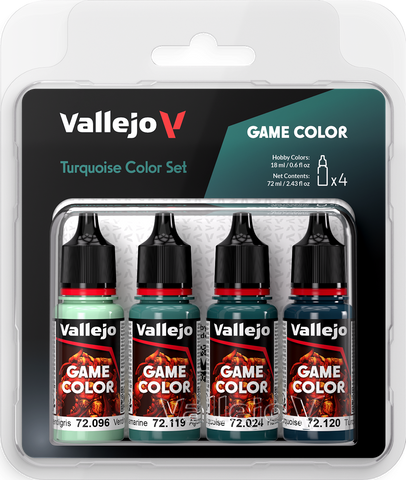 Vallejo Paint Set Game Color Turquoise