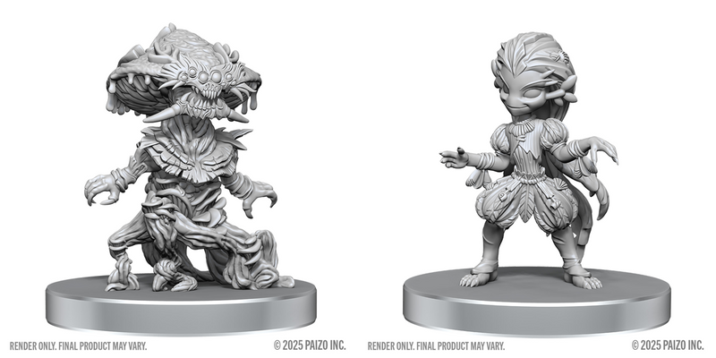 Wizkids Minis Pathfinder 90820 Fungus Leshy & Seaweed Leshy