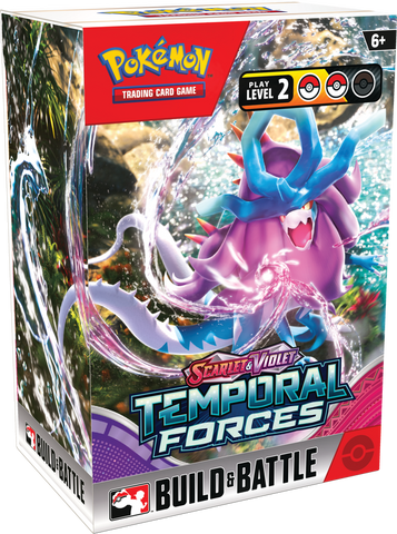 Pokémon SV5 Temporal Forces Build & Battle Box
