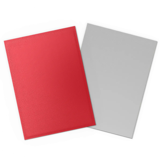 Dragon Shield Sleeves: Matte Dual Crimson And Silver