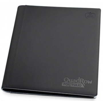 Ultimate Guard Quadrow Zipfolio Xenoskin 12-Pocket Black