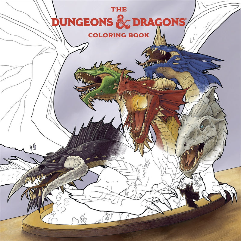 Book The Dungeons & Dragons Coloring Book