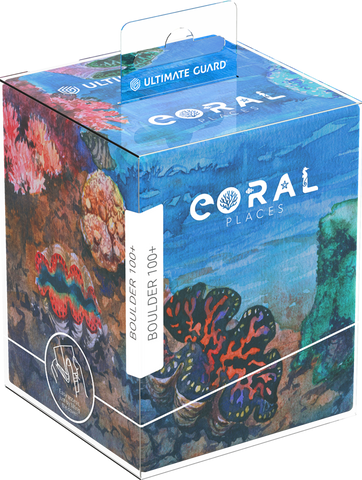 Ultimate Guard Deck Box Boulder 100+ Coral Places - Seablue Hush