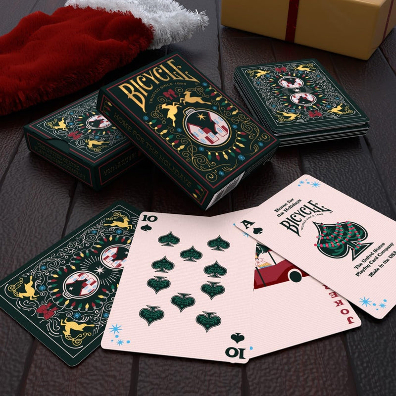 Playing Cards Bicycle - Home For The Holidays