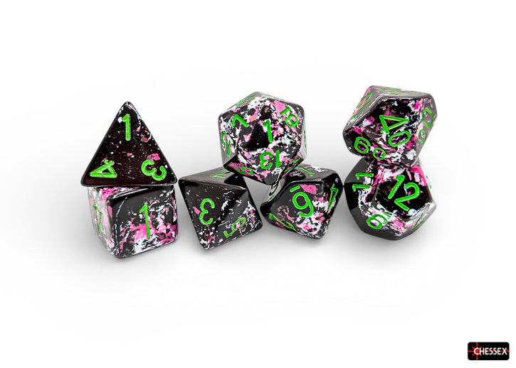 Chessex Poly Brush Paintball/Green