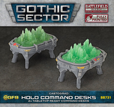 Battlefield in a Box Gothic Sector Castograd Holo Command Desk