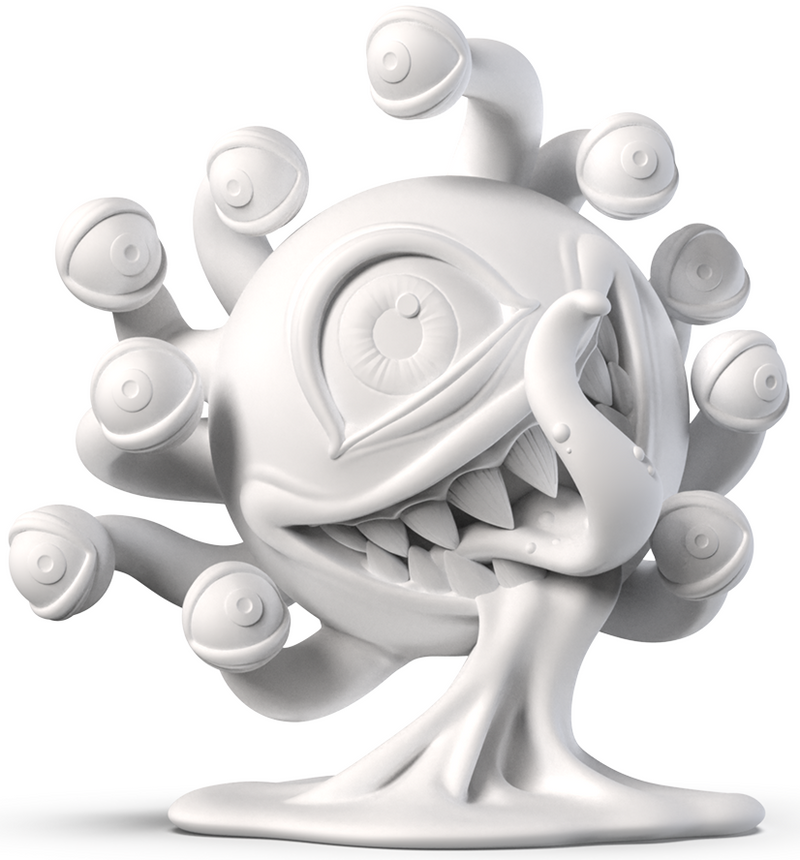Kidrobot Resin D&D Beholder 7" Blank