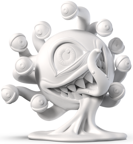 Kidrobot Resin D&D Beholder 7" Blank