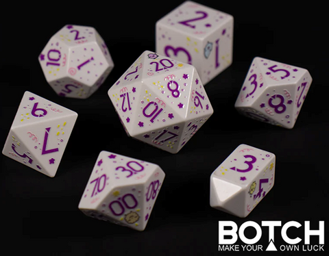 Botch Dice 7-Die RPG Set - Whimiscal Pals